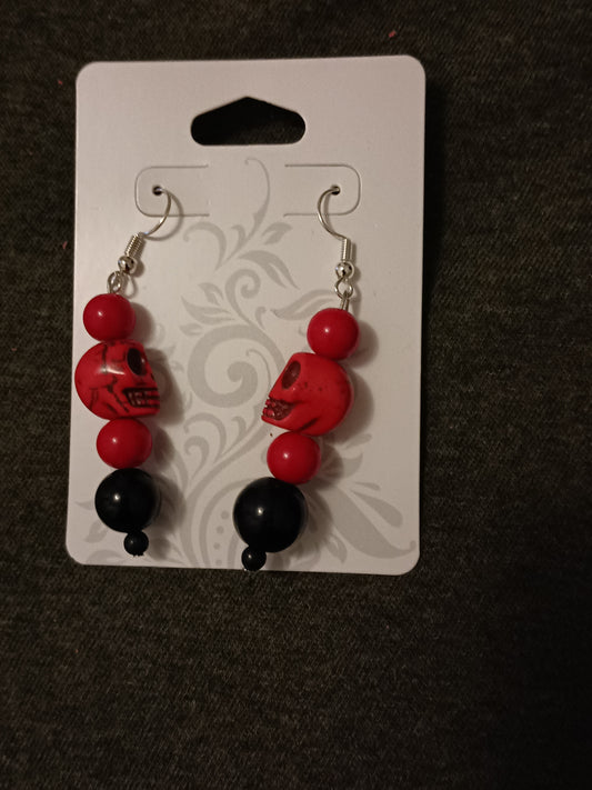 Skull earrings